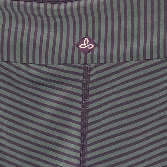 PrAna Striped Athletic Leggings - Picture 6 of 8